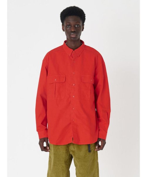 LEVIS(R) SKATE シャツ オレンジ FIERY RED