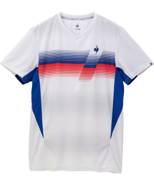 le　coq　sportif ルコック テニス テニス メンズ グラデーションゲームシャツ QTMXJA