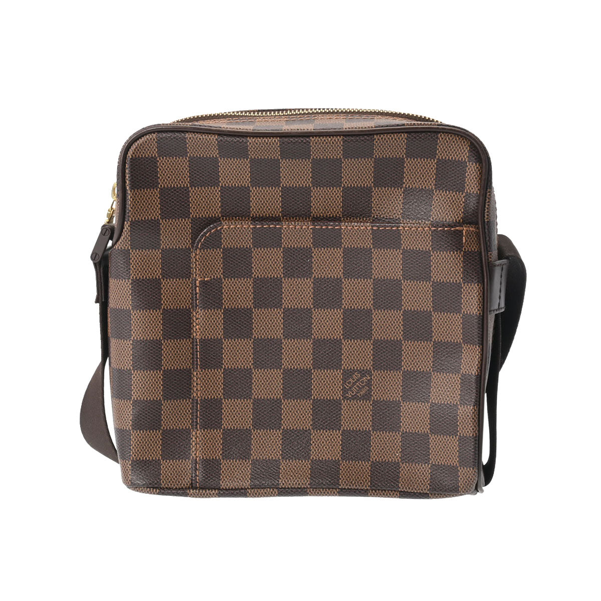 LOUIS VUITTON ルイヴィトン ダミエ オラフ PM ブラウン N41442 ユニセックス ダミエキャンバス ショルダーバッグ Aランク 中古 