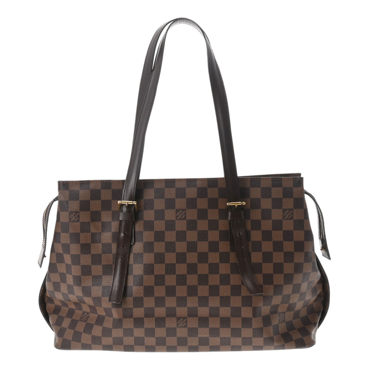 LOUIS VUITTON ルイヴィトン ダミエ チェルシー ブラウン N51119 レディース ダミエキャンバス トートバッグ Bランク 中古 