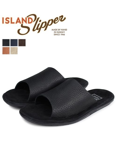 アイランドスリッパ ISLAND SLIPPER サンダル メンズ スエード BULL HIDE SLIDE PBS705BH PTS705BH