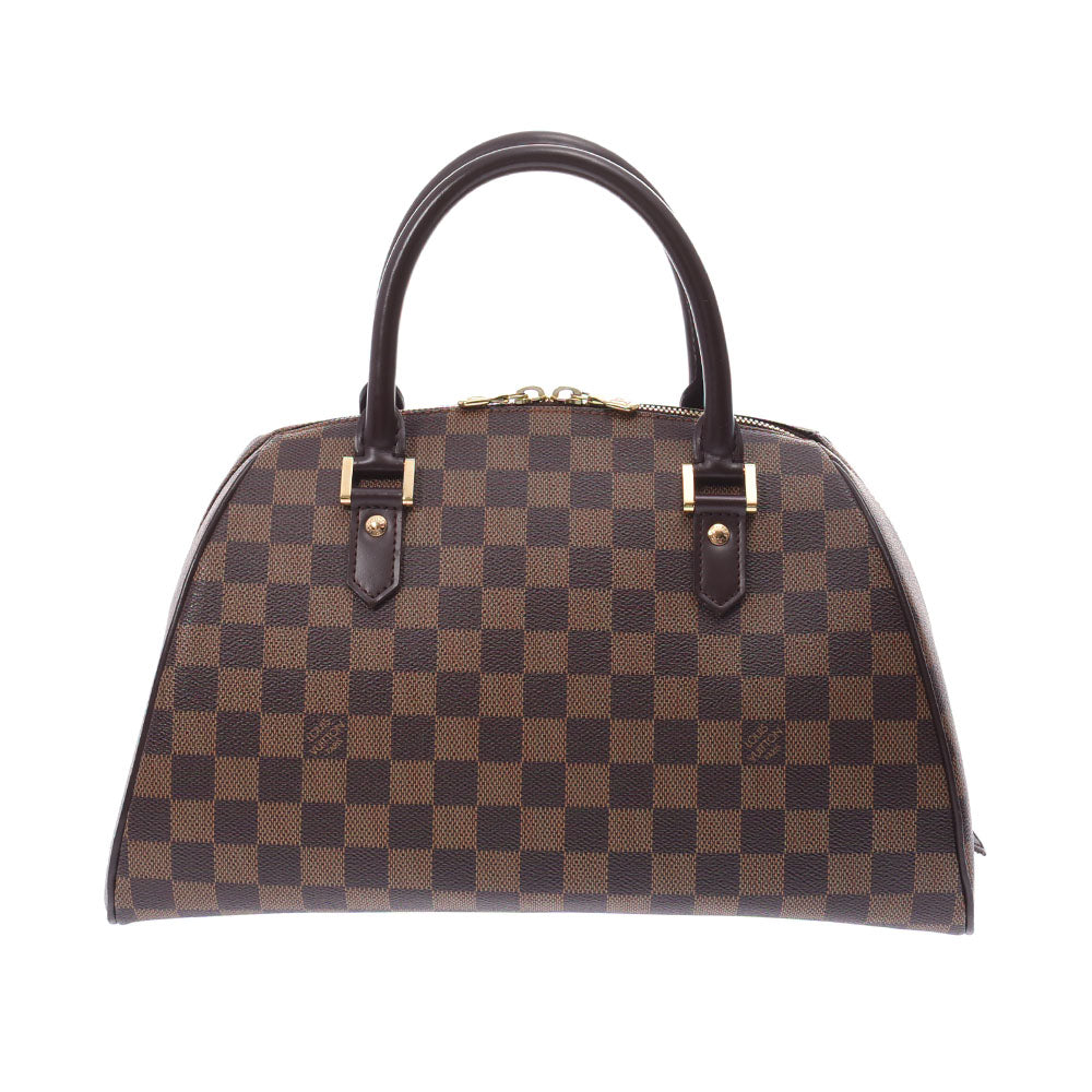 LOUIS VUITTON ルイヴィトン ダミエ リベラ MM ブラウン N41434 レディース ハンドバッグ ABランク 中古 