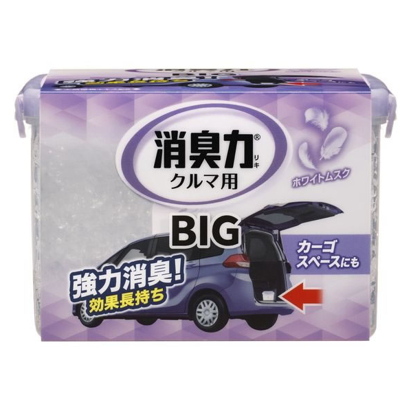 エステー クルマの消臭力 BIG ホワイトムスク 900g FC294MP