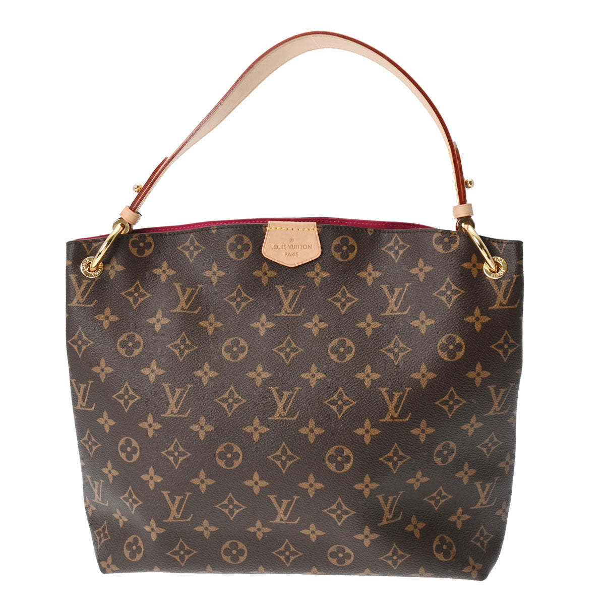 LOUIS VUITTON ルイヴィトン グレースフル PM  ピヴォワンヌ M43700 レディース モノグラムキャンバス ショルダーバッグ Aランク 中古 