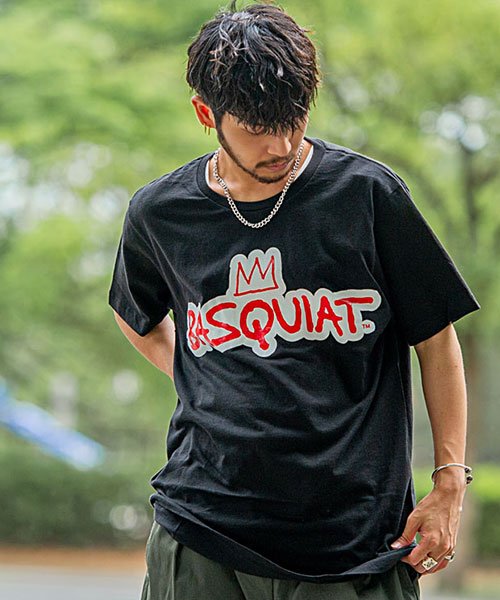 REASON Basquiat Tee Tシャツ メンズ ブランド オシャレ トップス インナー カットソー 半袖 クルーネック ロゴ プリント バスキア コラ