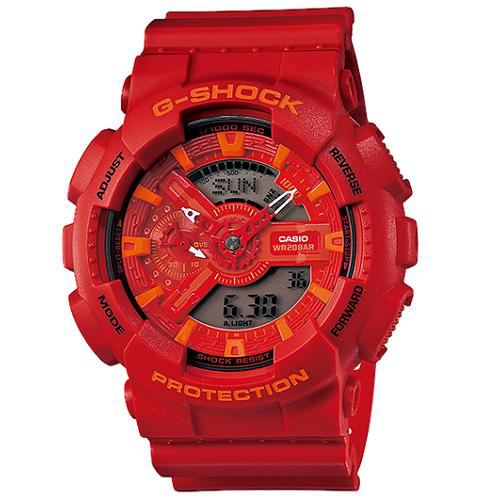 カシオ GA-110AC-4AJF G-SHOCK (Blue and Red Series) ブルー&レッドシリーズ