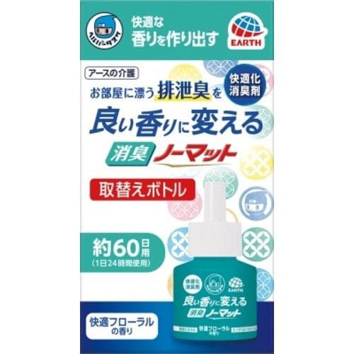 アース製薬ヘルパータスケ消臭ノーマット替フローラル45ml