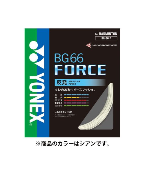 Yonex ヨネックス バドミントン BG66フォース バドミントン用ガット ガット 反発 コン