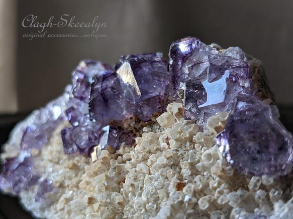 【Yaogangxian Fluorite】ヤオガンシャン産｜パープルフローライト原石｜ 中国湖南省｜蛍石｜鉱物標本