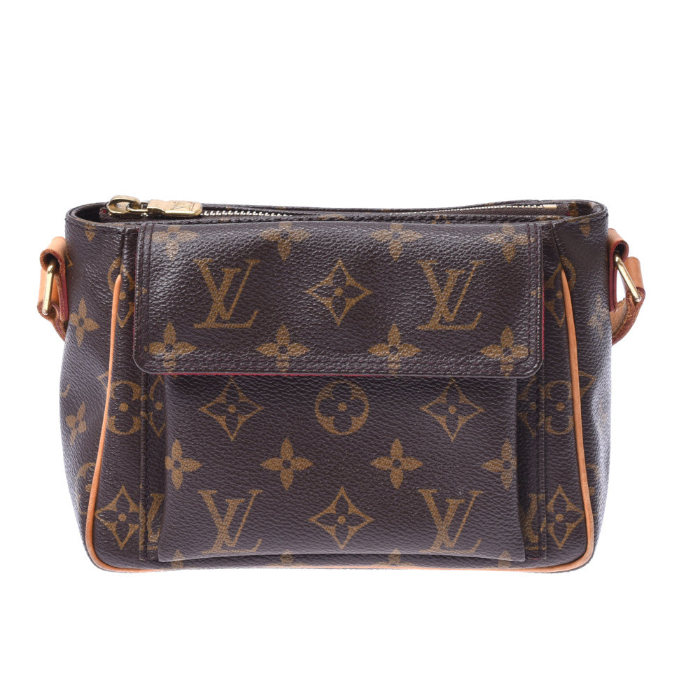 LOUIS VUITTON ルイヴィトン モノグラム ヴィバシテPM ブラウン M51165 レディース モノグラムキャンバス ショルダーバッグ Bランク 中古 