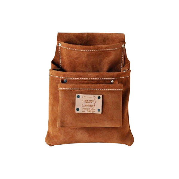 HERITAGE LEATHER PROFESSIONAL SUEDE LEATHER POUCH H29cm