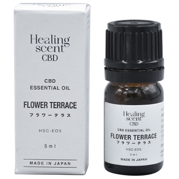 YAMAZEN CBD エッセンシャルオイル 5ml Healing scent フラワーテラス HSC-EO5