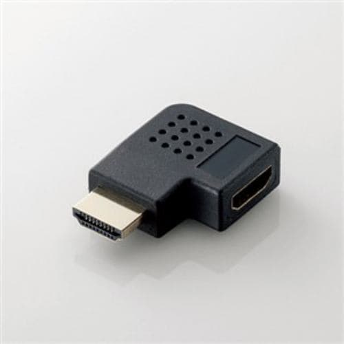 エレコム AD-HDAAB04BK HDMI L字型アダプタ(タイプA-タイプA) 左向き