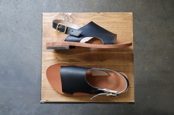 Belt sandal  / BLACK