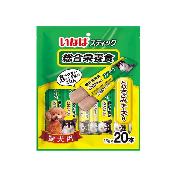 いなば スティック総合栄養食 とりささみチーズ 15g×20本 FC045RK