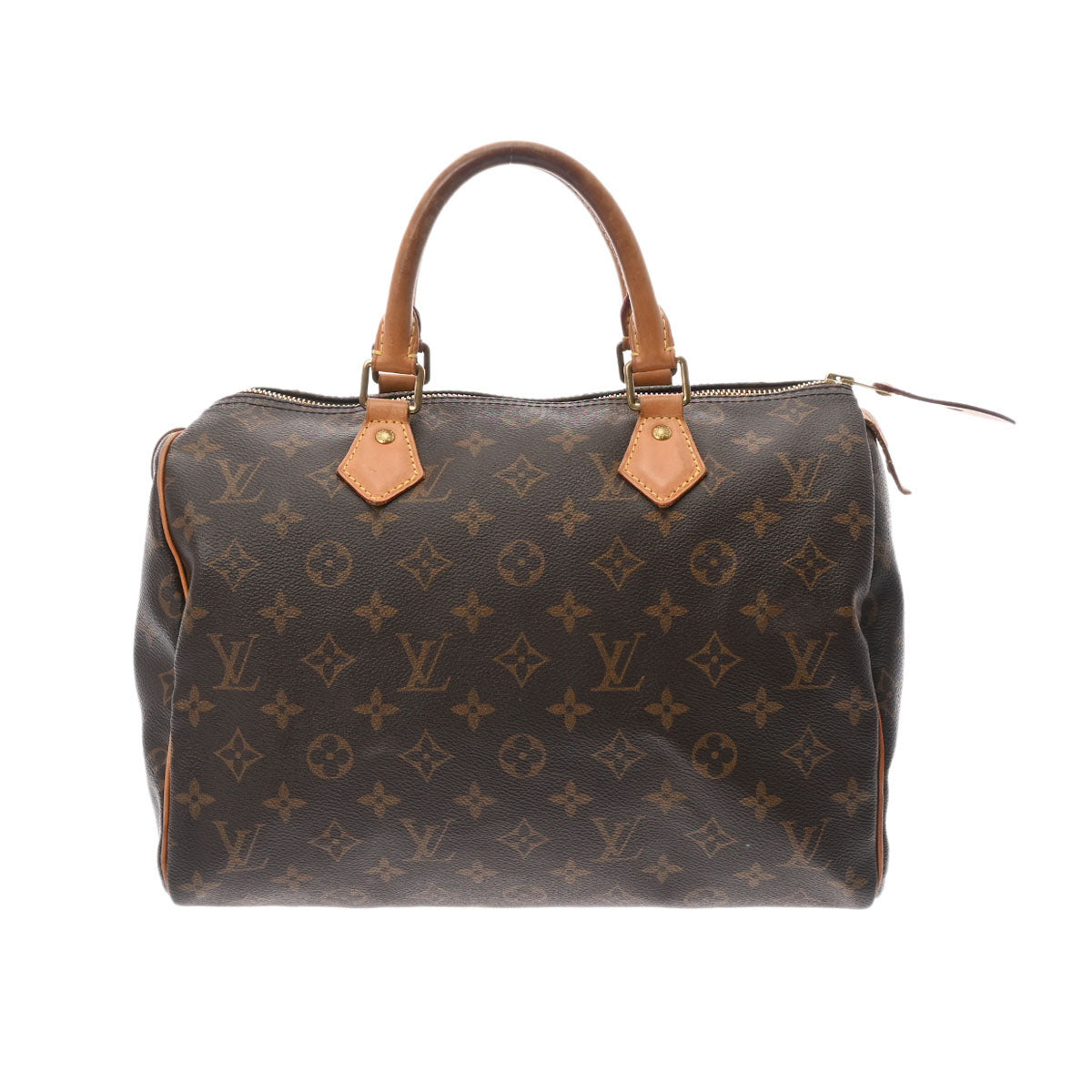 LOUIS VUITTON ルイヴィトン モノグラム スピーディ30 ブラウン M41108 レディース モノグラムキャンバス ハンドバッグ Bランク 中古 