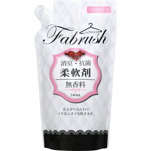 ロケット石鹸 ｆａｂｒｕｓｈ 柔軟剤 無香料 詰替 (５４０mL)