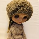 ＊＊Blytheアウトフィット　 ニット帽子＆ワンピ　セットアップ**　№45