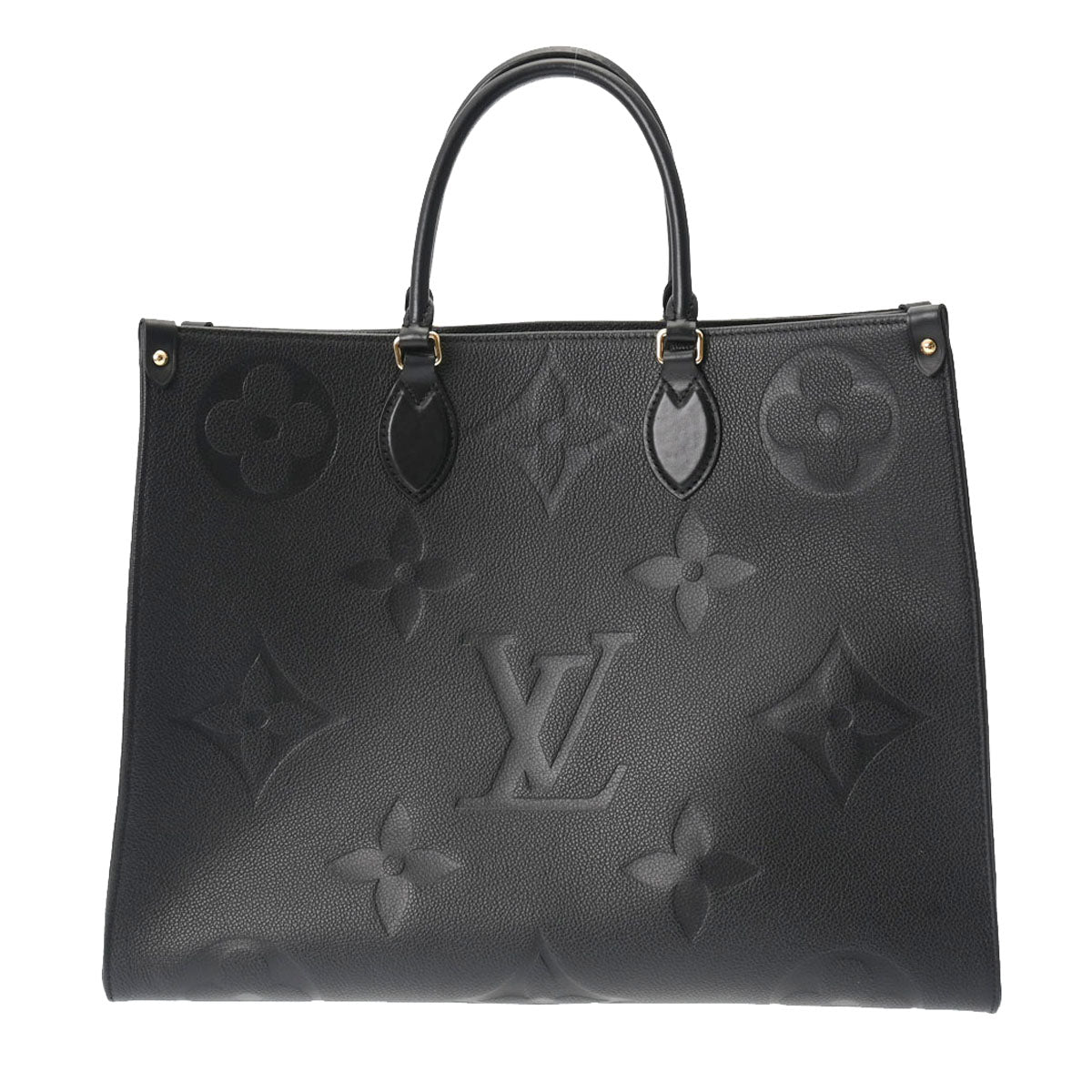 LOUIS VUITTON ルイヴィトン モノグラムアンプラント アンプラント オンザゴーGM 黒 M44925 ユニセックス レザー 2WAYバッグ 未使用 