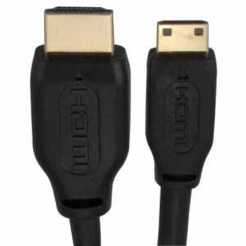 オーム VIS-C10M-K HDMI⇔mini HDMIケーブル(1.0m)