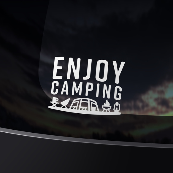 CAMP - エンジョイキャンピング / ENJOY CAMPING【車用ステッカー・キャンプ】