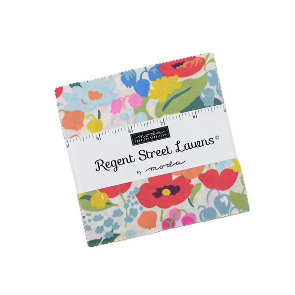 「Regent Street Lawns 2019」moda Charm Pack（カットクロス42枚)