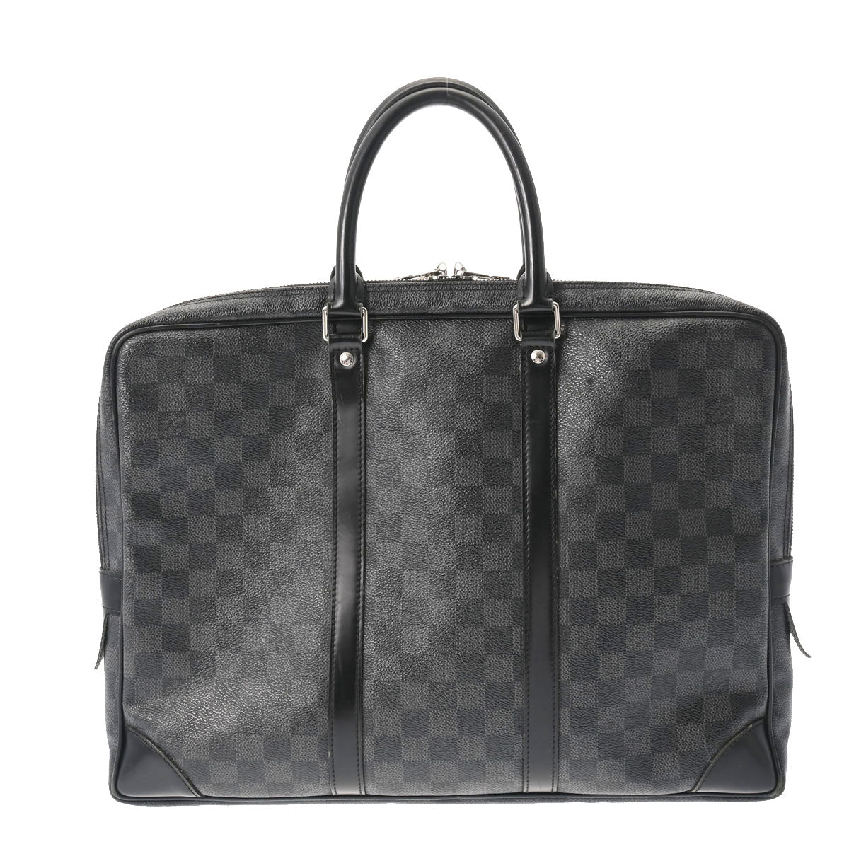 LOUIS VUITTON ルイヴィトン ダミエ グラフィット PDV ブラック N41125 メンズ ダミエグラフィットキャンバス ビジネスバッグ Bランク 中古 