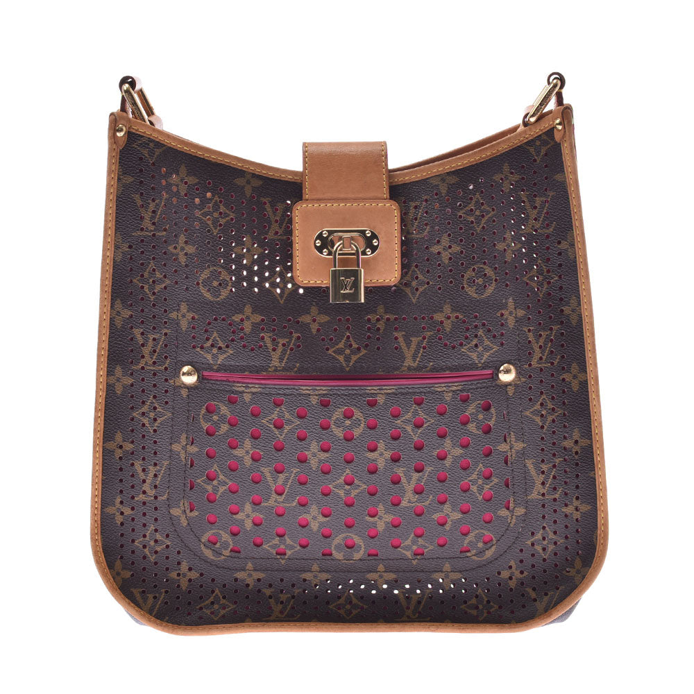 LOUIS VUITTON ルイヴィトン モノグラム ペルフォ ミュゼット フューシャ Ｍ95172 レディース モノグラムキャンバス ショルダーバッグ Bランク 中古 