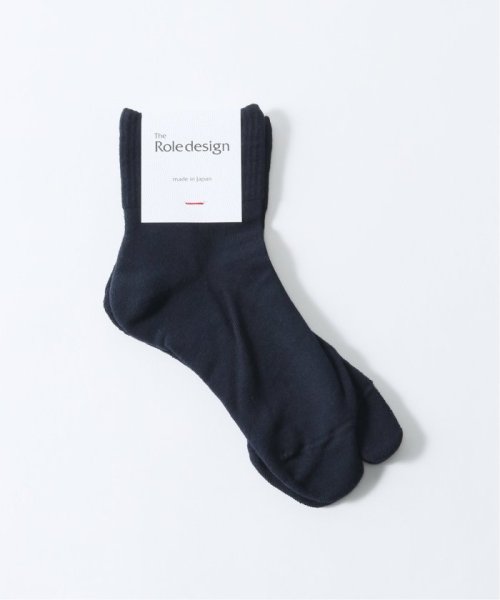 【THE ROLE DESIGN / ザ ロールデザイン】SHORT RIB SOCKS MENS