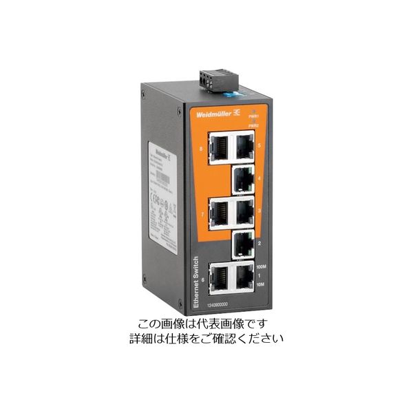 日本ワイドミュラー ワイドミュラー IEーSW 産業用スイッチングHUB 8ポート 1240900000 IE-SW-BL08-8TX 1台（直送品）