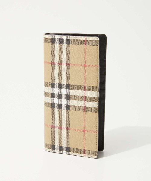 バーバリー BURBERRY 8084168 長財布 メンズ 財布 チェック柄 A7026