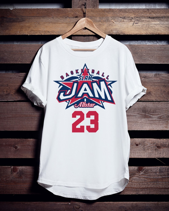 バスケTシャツ「SLAM JAM」