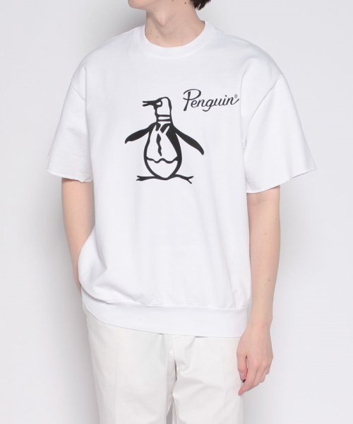 【WEB限定】U.S.A.PENGUIN FRENCH TERRY SHORT SLEEVE/USAペンギン半袖スウェットシャツ【アウトレット】