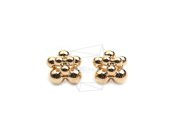 ERG-2407-G【2個入り】マルチボールラウンドピアス,Multi ball round Post Earring