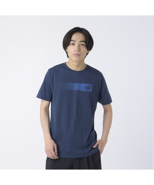 ニューバランス/Sport Essentials ヘザーテックグラフィックショートスリーブTシャツ