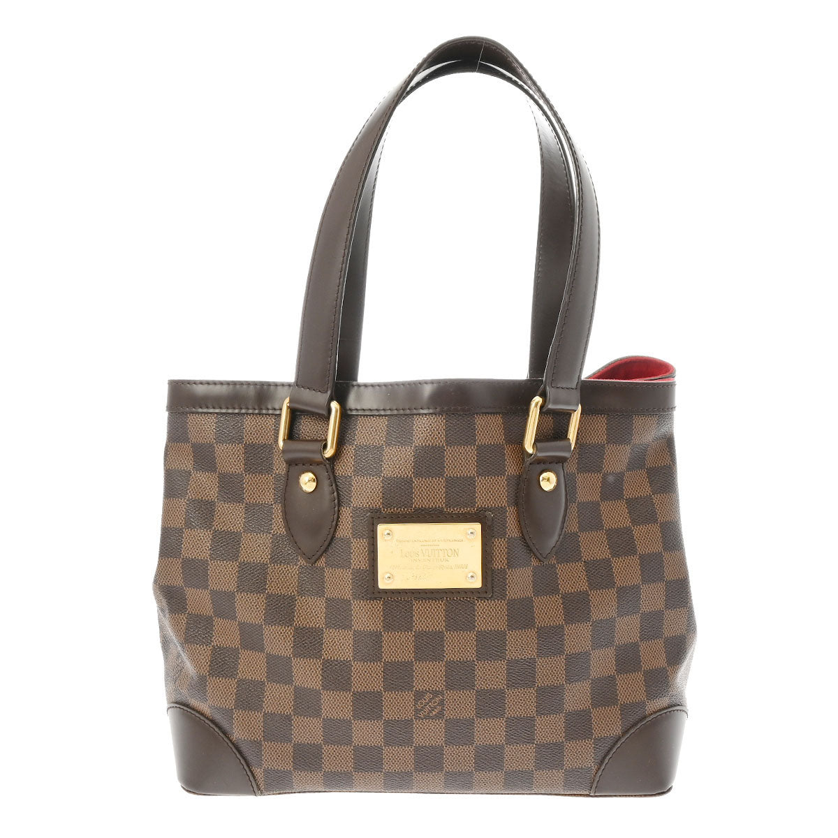 LOUIS VUITTON ルイヴィトン ダミエ ハムステッド PM ブラウン N51205 レディース ダミエキャンバス ハンドバッグ ABランク 中古 