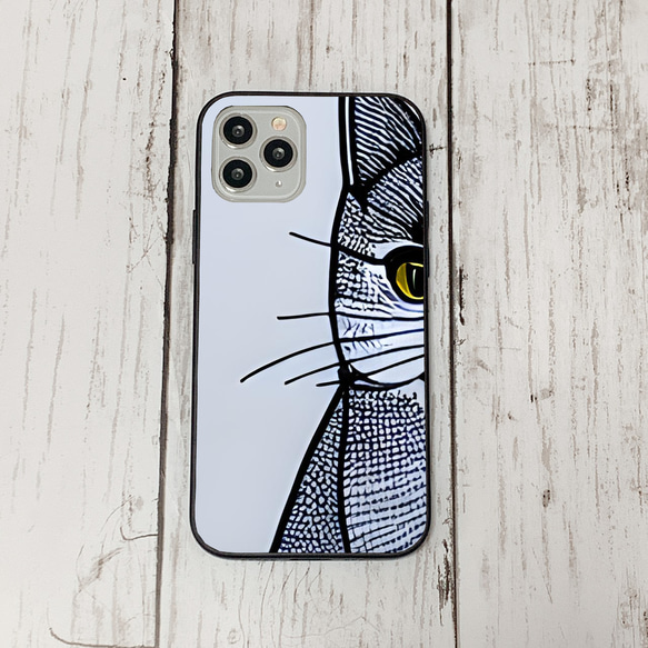 iphoneケース3-1-45 iphone 強化ガラス 猫・ねこ・ネコちゃん 箱19 かわいい アイフォン iface