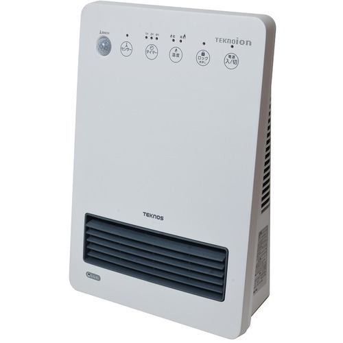 千住 TSIM2202 人感センサー付きセラミックヒーター(テクノイオン) ホワイト 1200W,600W TEKNOS ホワイト