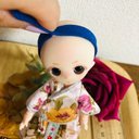 [オーダー]dollウィッグ  手編み 測り方