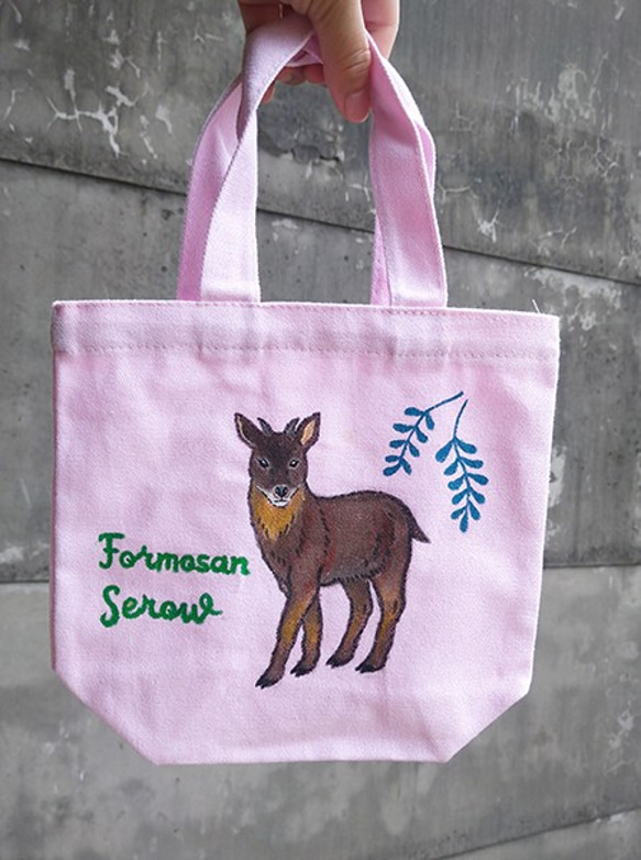 [一隻丸動物園] - Taiwan Serow。エコバッグ。Canvas Bag