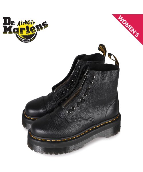 ドクターマーチン Dr.Martens ブーツ ジャングルブーツ シンクレア レディース 厚底 QUAD RETRO SINCLAIR ブラック 黒 22564