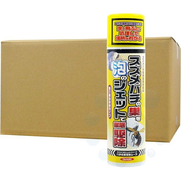 イカリ消毒 ハチの巣駆除ムース 300ml×24本/ケース 1024000031366 1箱（直送品）