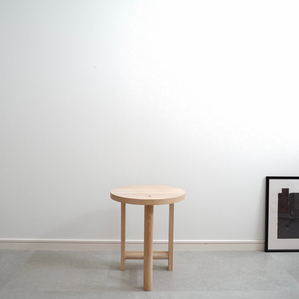 オーク無垢/スツール/サイドテーブル/オブジェクト/無垢家具/oak/object/stool/sidetable