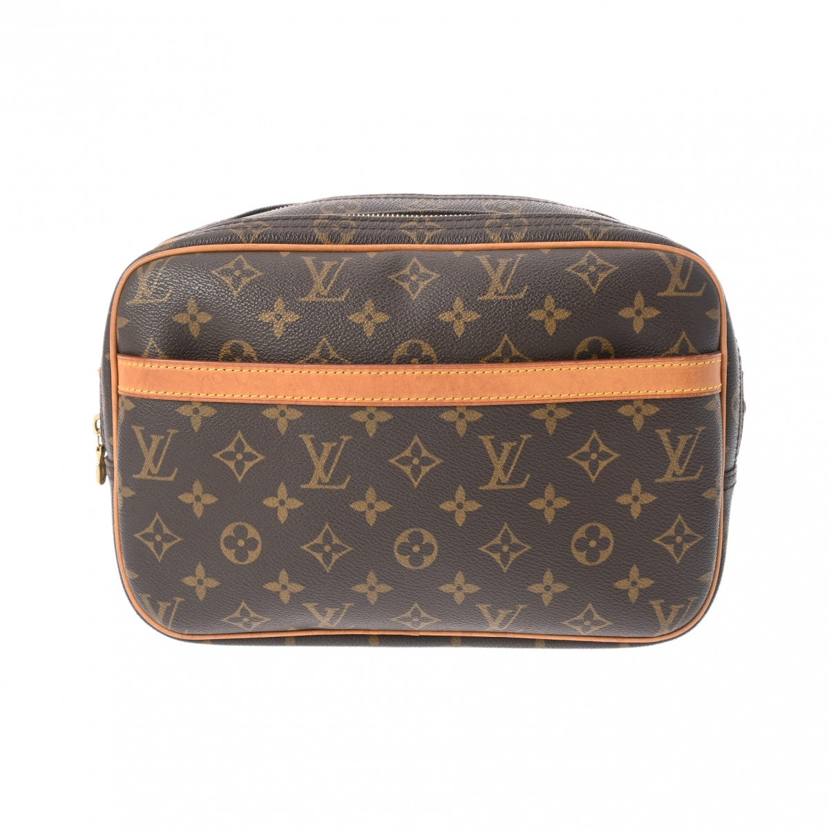 LOUIS VUITTON ルイヴィトン モノグラム リポーター PM ブラウン M45254 ユニセックス モノグラムキャンバス ショルダーバッグ Bランク 中古 