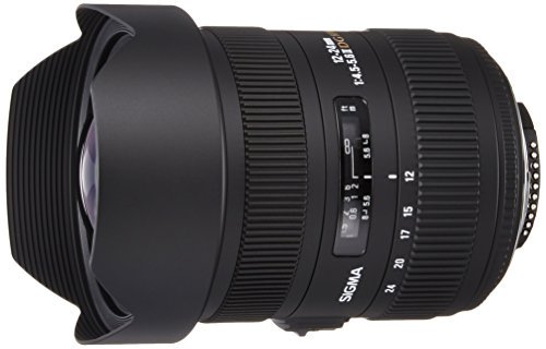 SIGMA 広角ズームレンズ 12-24mm F4.5-5.6IIDG HSM ニコン用 フルサイズ対応 204556【中古品】