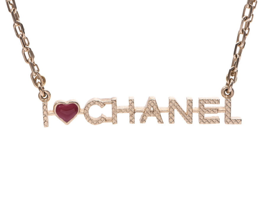 シャネル ネックレス I LOVE CHANEL 17年モデル レディース GP Aランク CHANEL 中古 