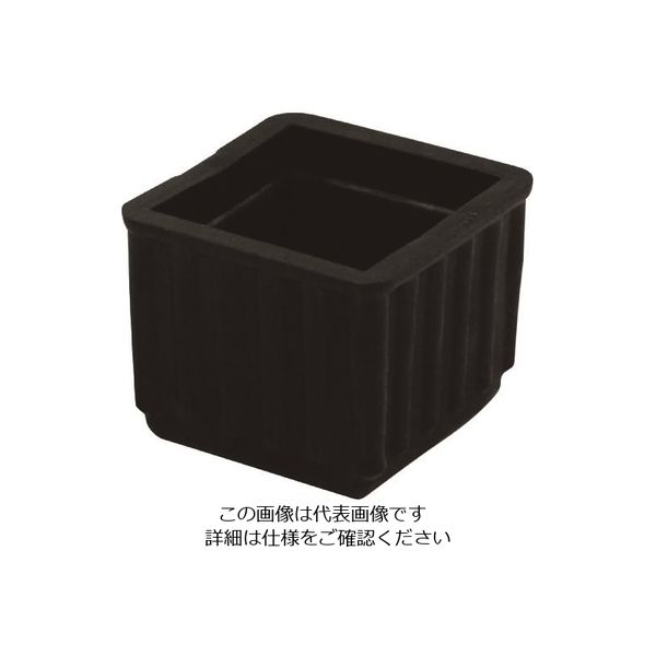 光 イス脚キャップバラ 黒角 24mm B-BE-4-242 1セット(200個) 215-5892（直送品）