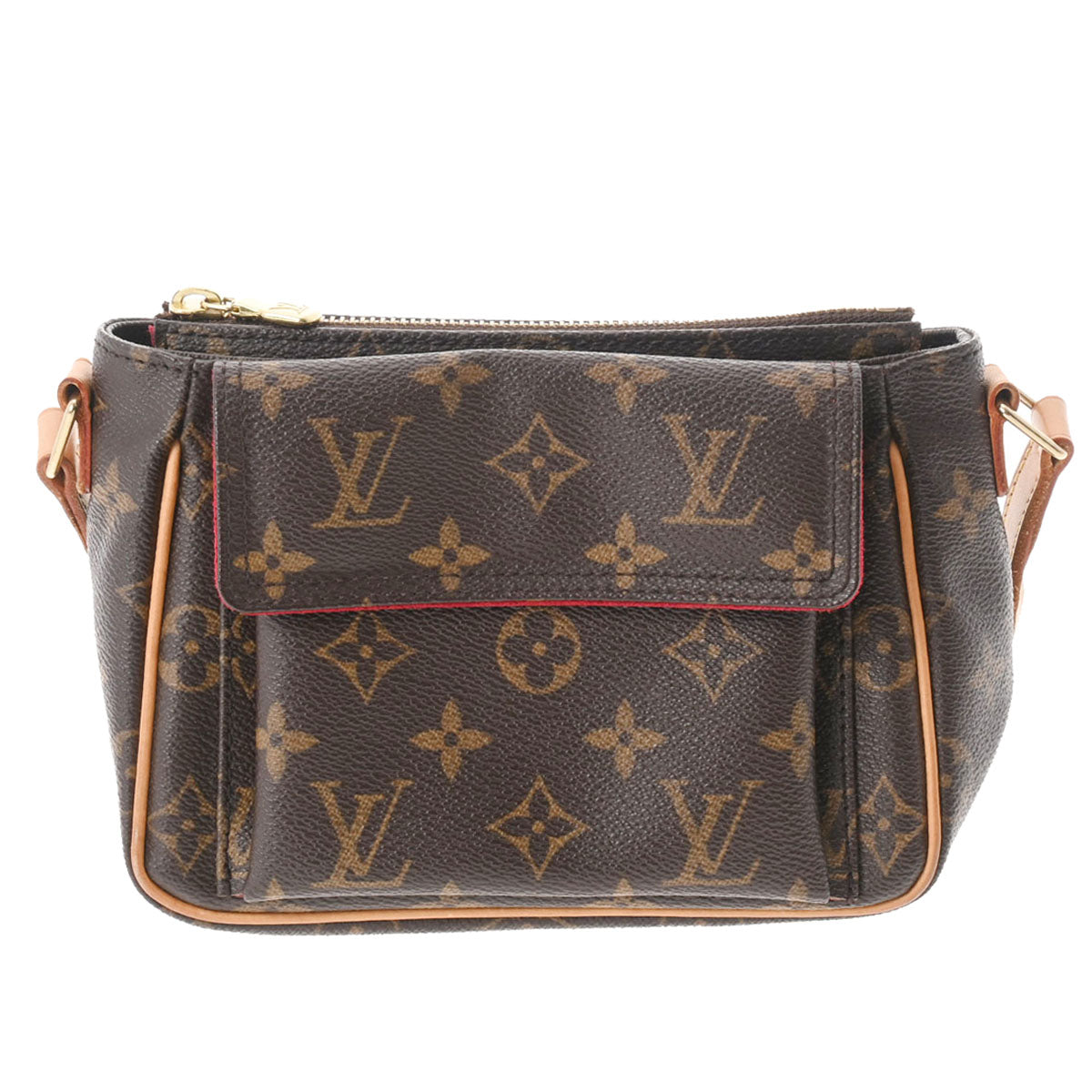 LOUIS VUITTON ルイヴィトン モノグラム ヴィバシテ PM ブラウン M51165 レディース モノグラムキャンバス ショルダーバッグ ABランク 中古 