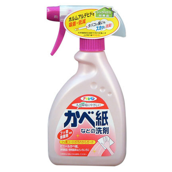 アサヒペン かべ紙などの洗剤 400ml (ハンドスプレー) AP901246