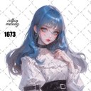 original sticker « no.1673 »     //     人物ステッカー オリジナルステッカー オリジナル人物ステッカー ステッカー cotton melody